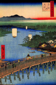 Utagawa Hiroshige Senju Great Bridge